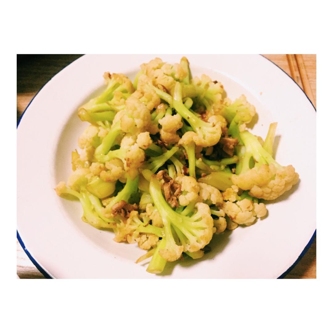 老丁的私房菜-干锅花菜