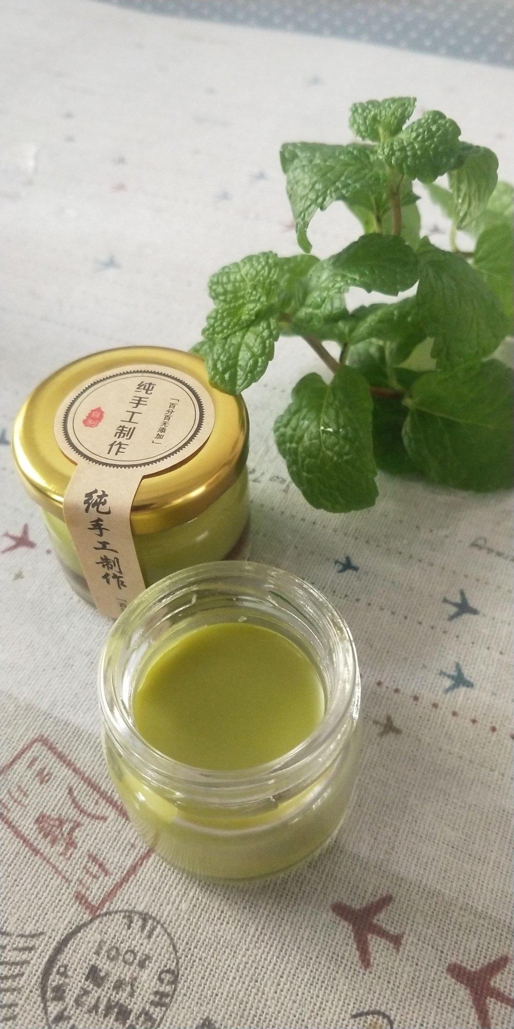 潮妈锁味做的自制薄荷膏纯天然无添加醒脑提神缓解蚊虫叮咬