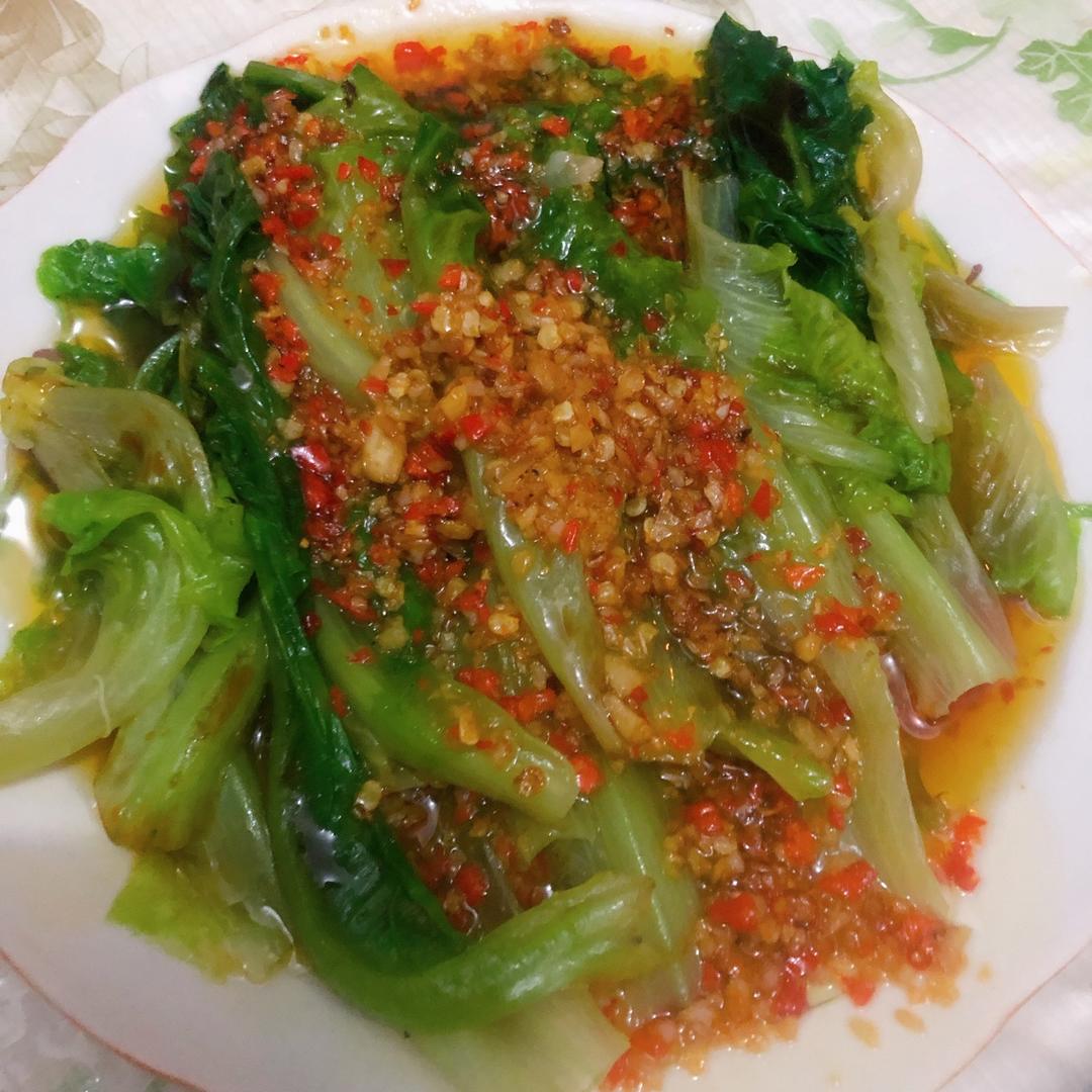 白灼生菜