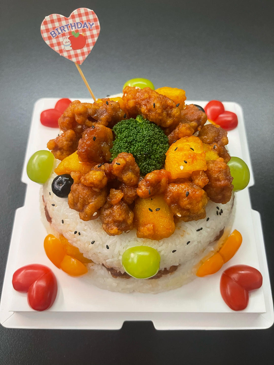 红烧肉蛋糕 生日蛋糕 比奶油蛋糕更好吃！抖音 网红创意蛋糕