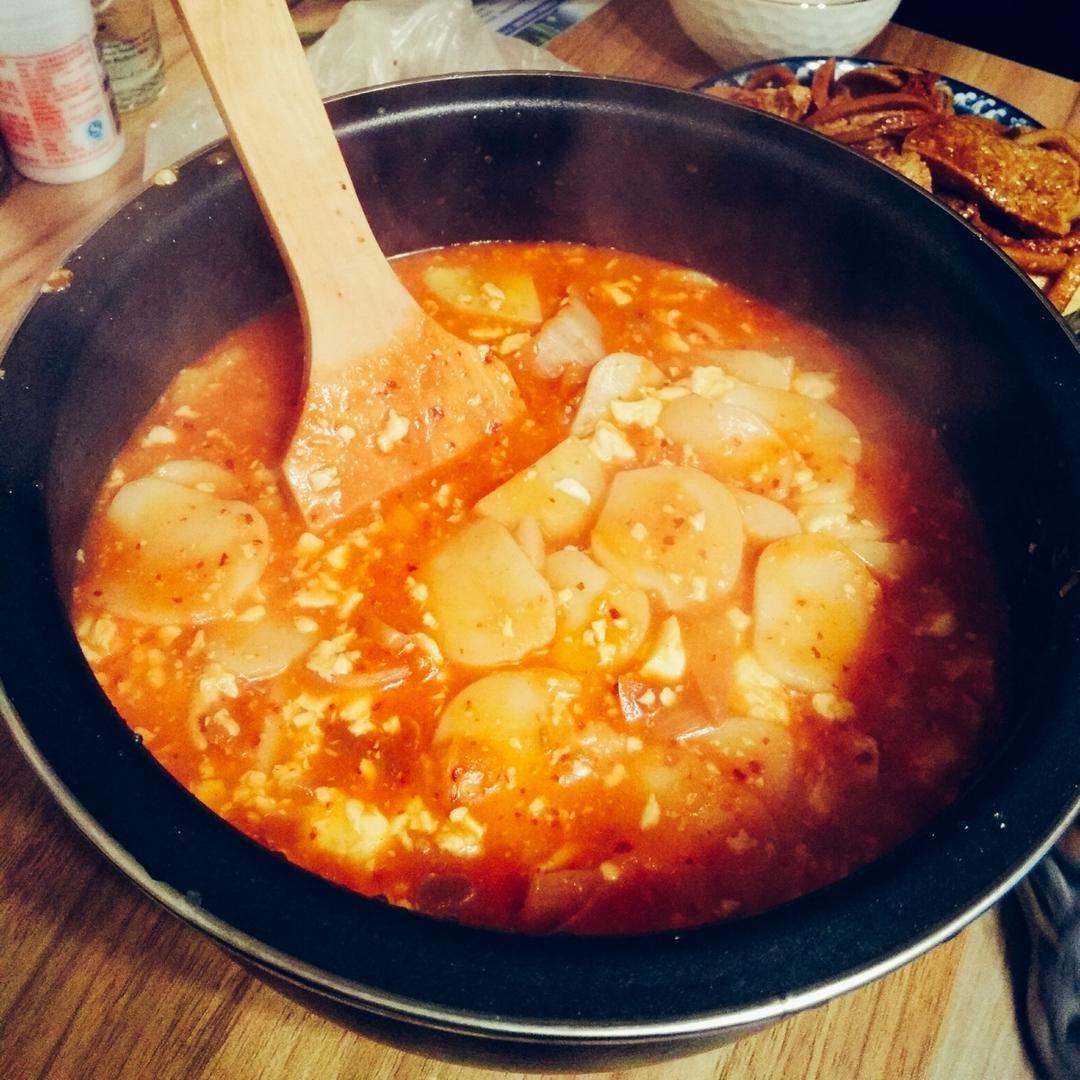 韩式年糕火锅