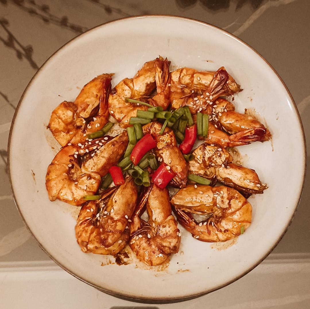 零失败的烧黑虎虾