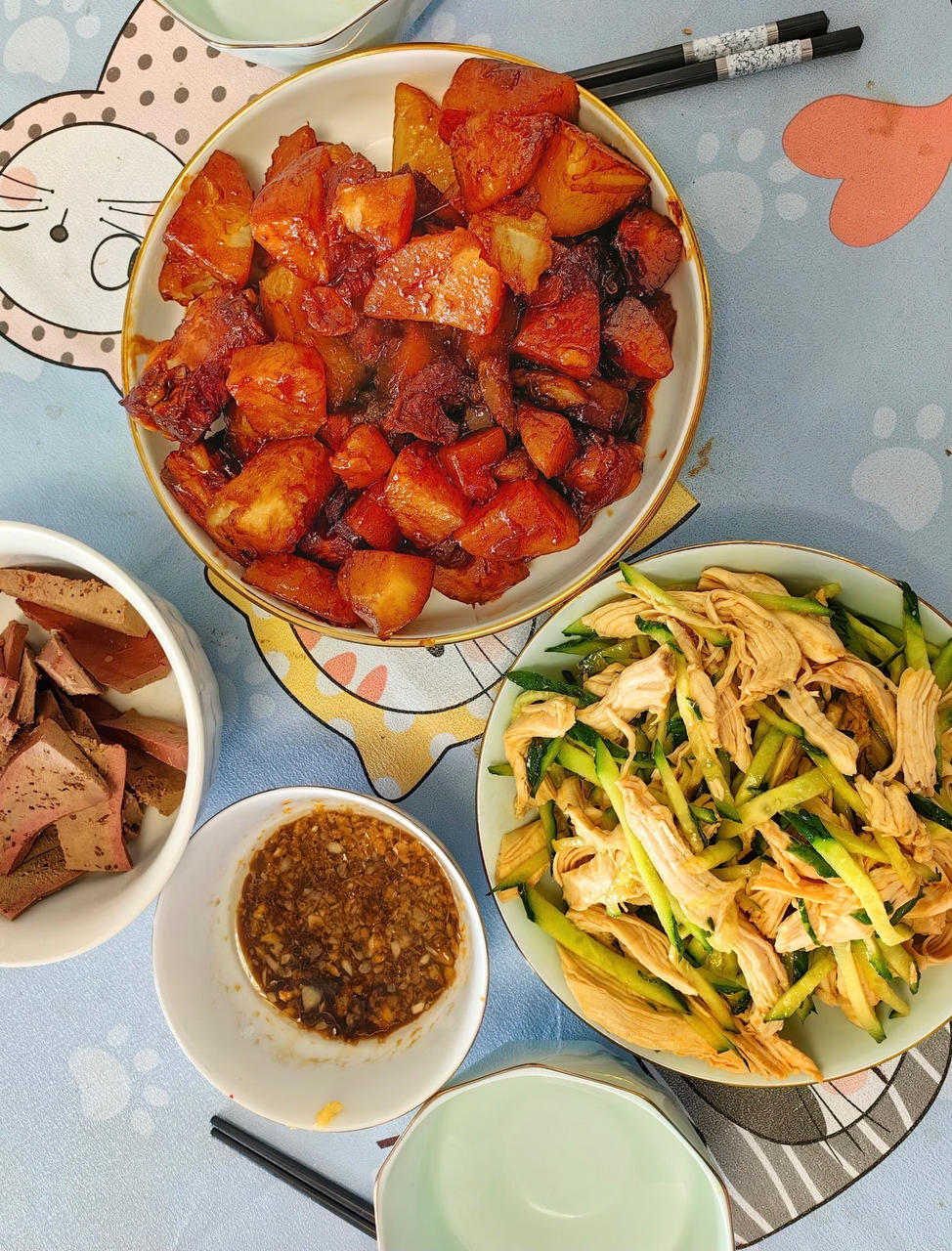 超快手红烧肉土豆块