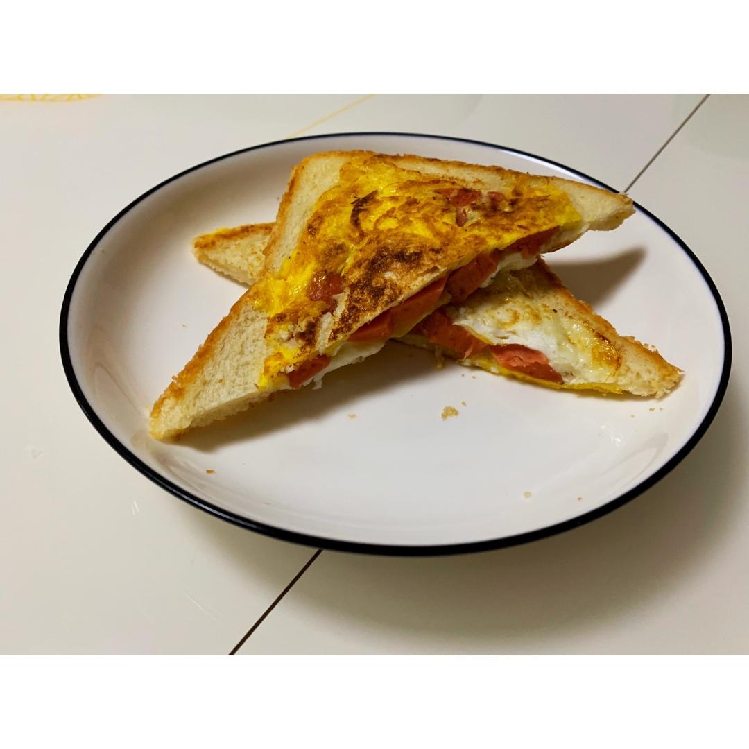 吐司熏肉/火腿煎蛋