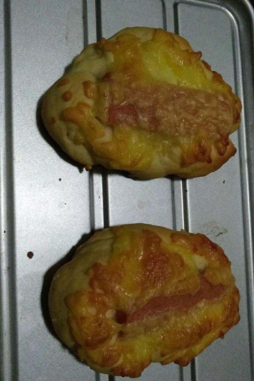 中筋粉面包也香软好吃（普通面粉）