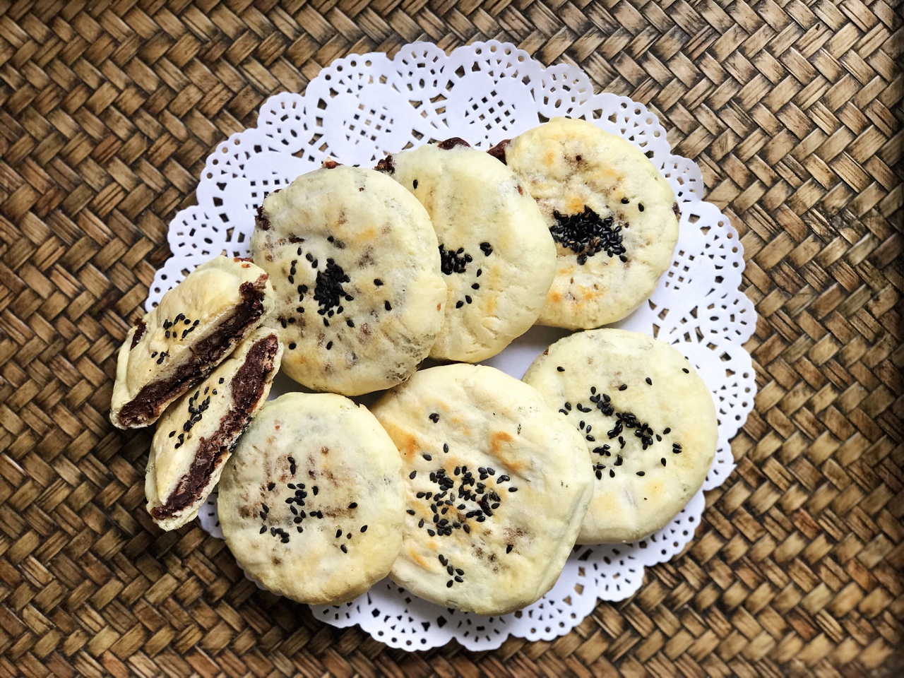 电饼铛版红豆饼