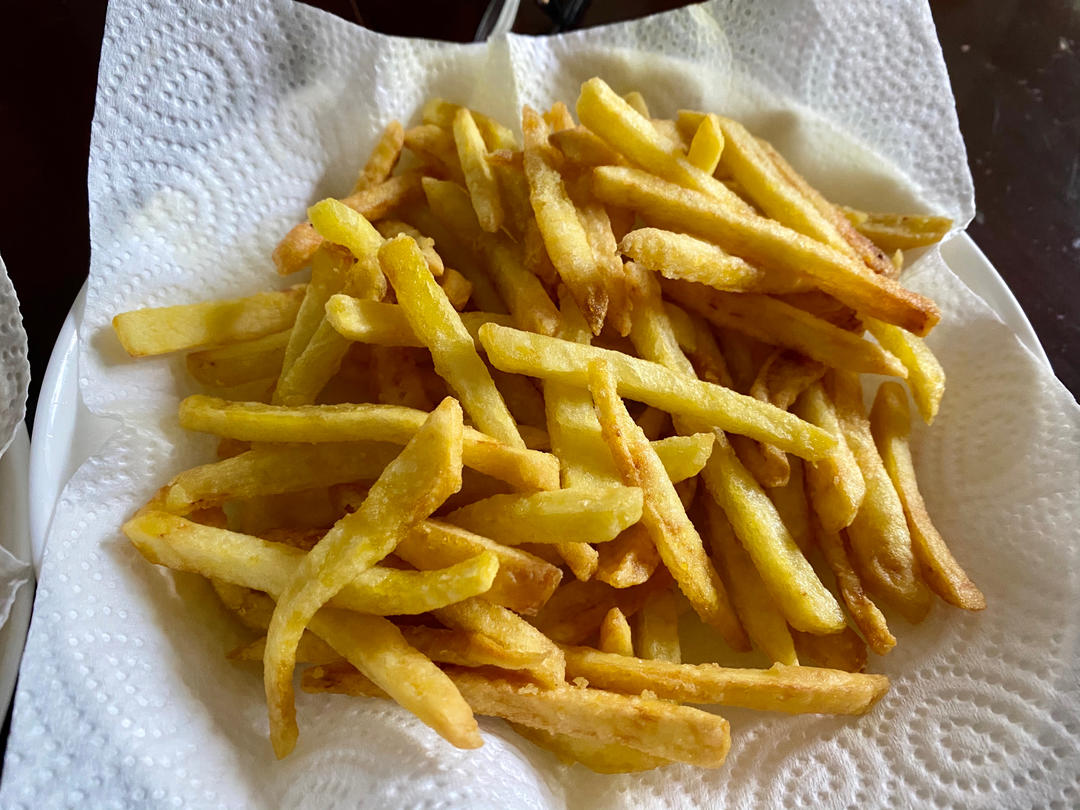 最简单炸薯条，比买的还好吃