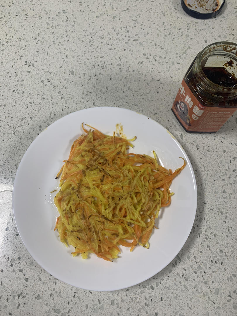 土豆丝鸡蛋饼