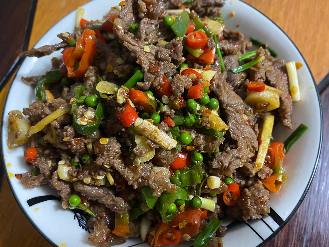 山胡椒（木姜子）炒牛肉