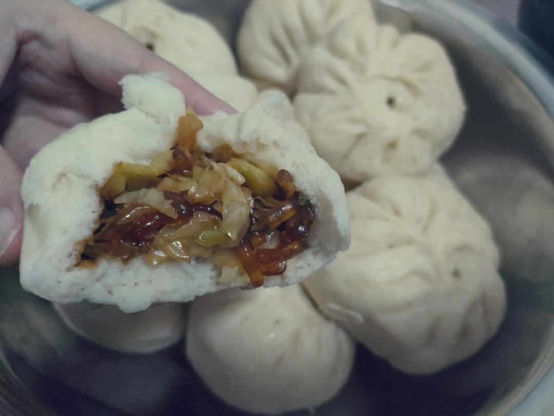 素馅包子(大头菜粉条）