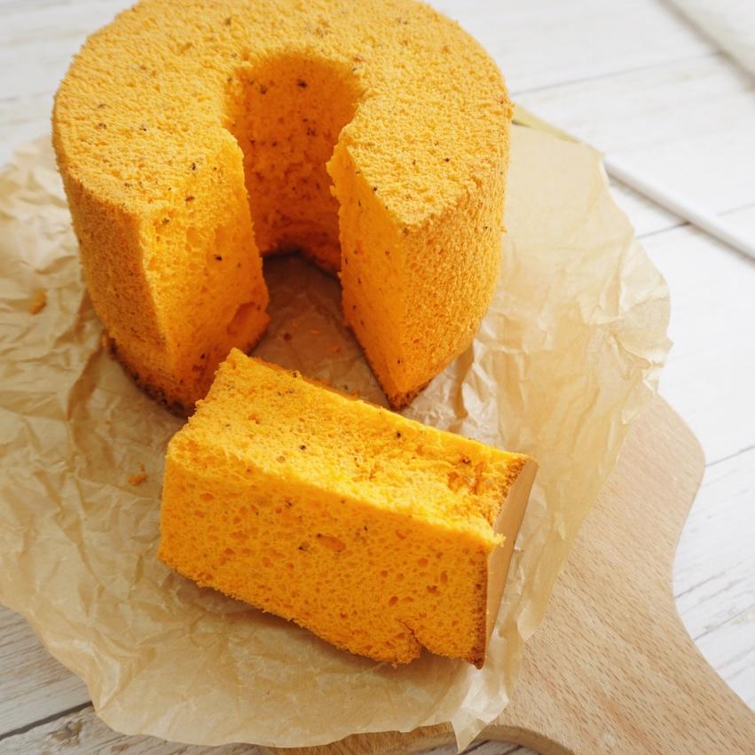 黑金戚风蛋糕(黑椒+黄金芝士)的做法