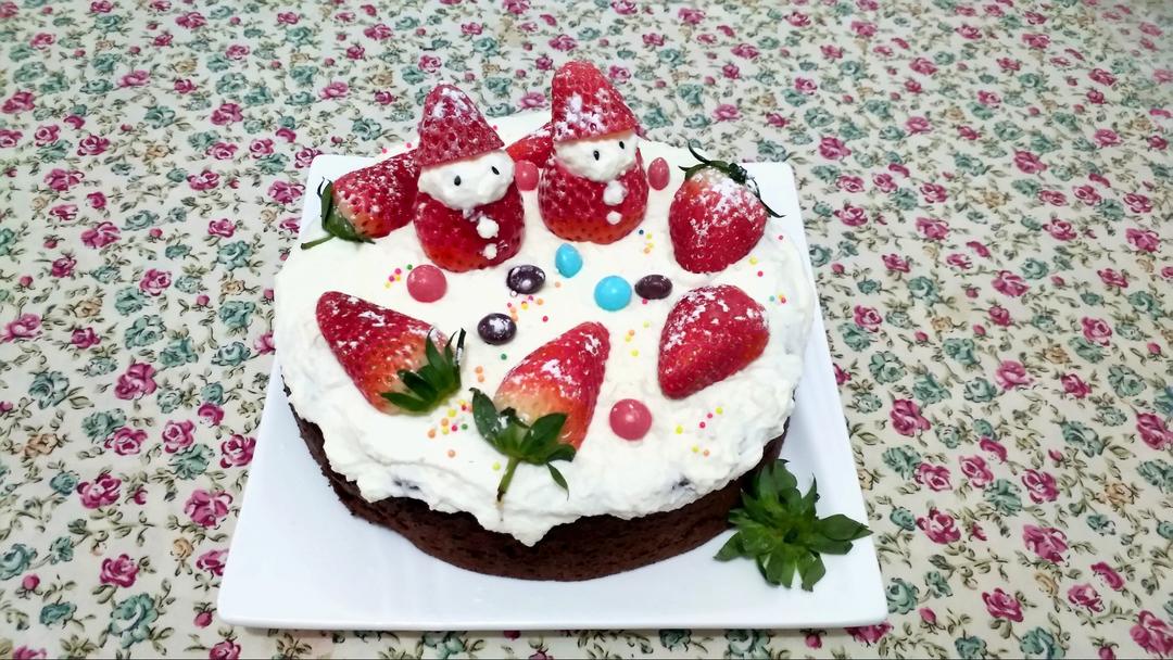 圣诞呆萌裸蛋糕