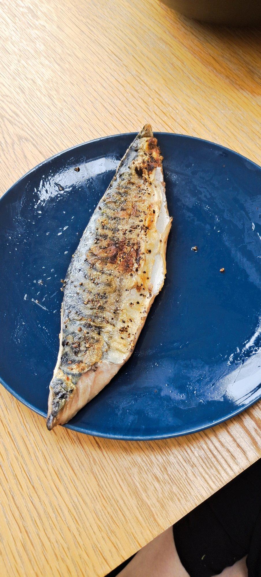 无油日式煎青花鱼 再也不去日料店了