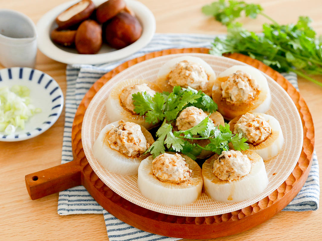 “团团圆圆”萝卜鸡肉丸