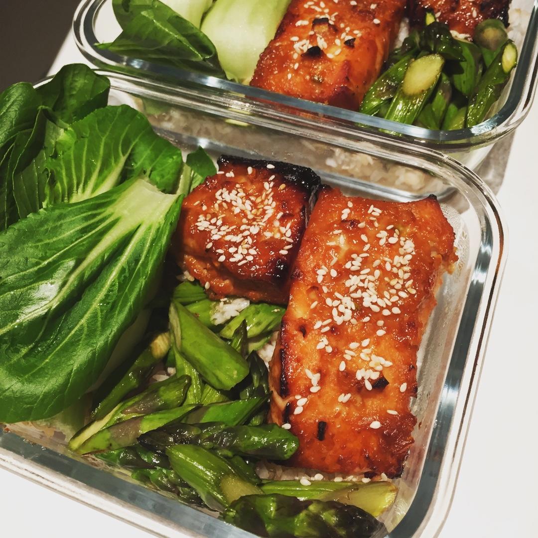 味噌烤三文鱼—空气翻炸锅版