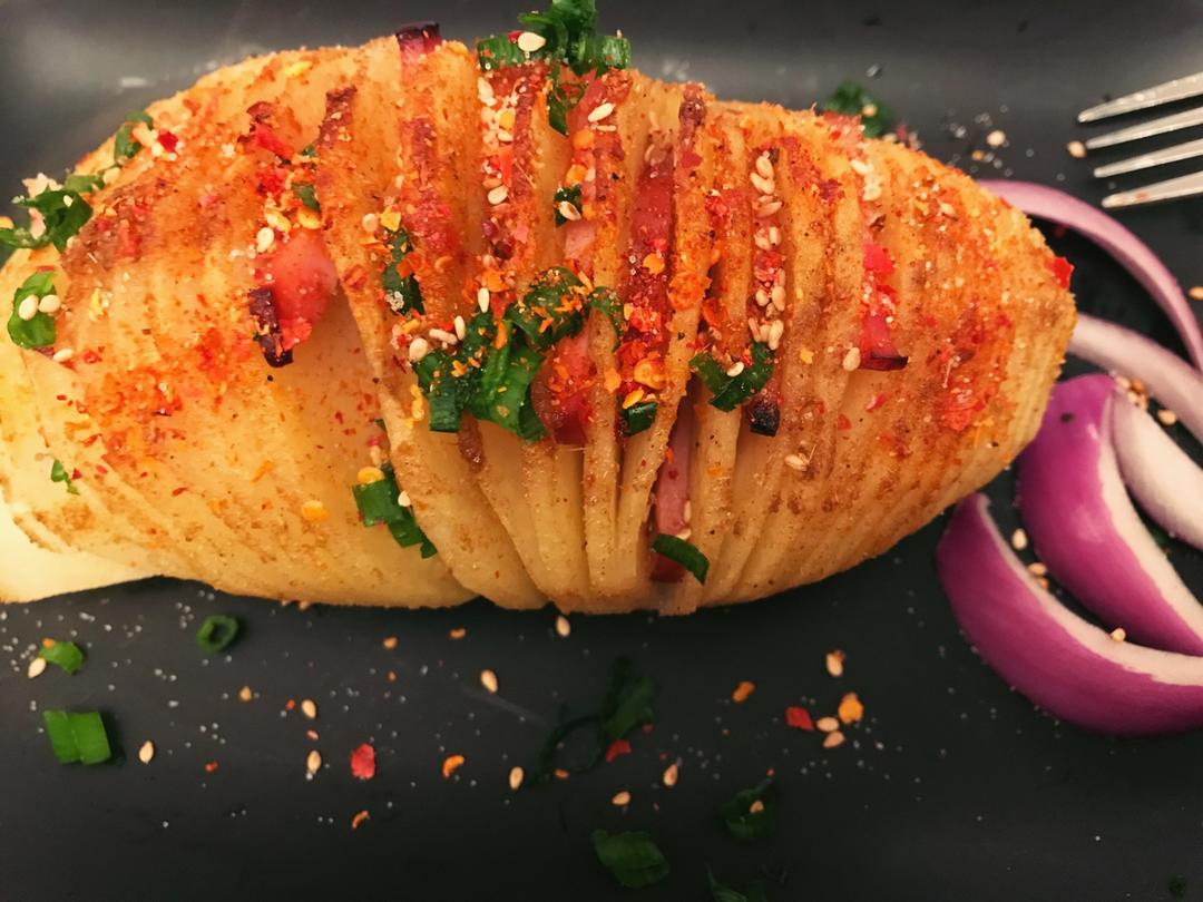 培根风琴烤土豆