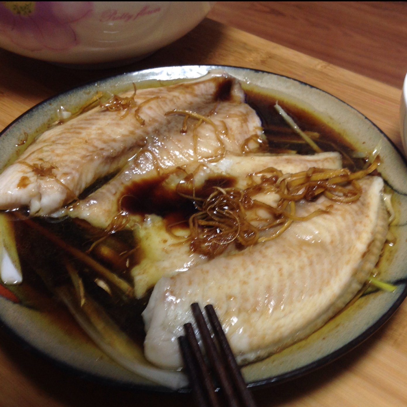 清蒸红鲷鱼（自配浇汁）