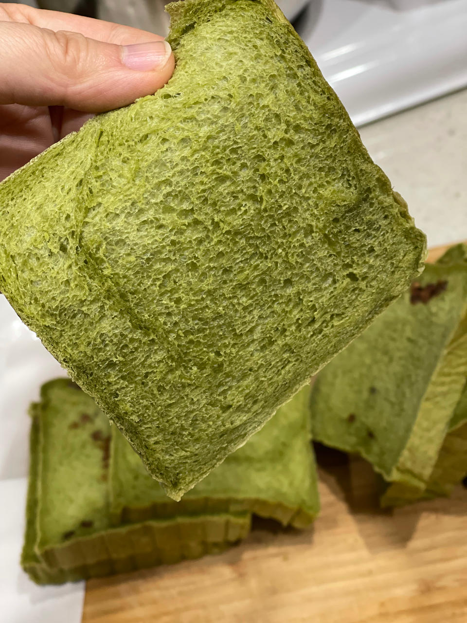 抹茶高級生吐司