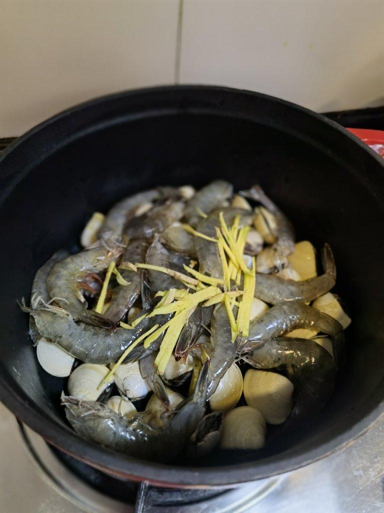 丝瓜白贝粥