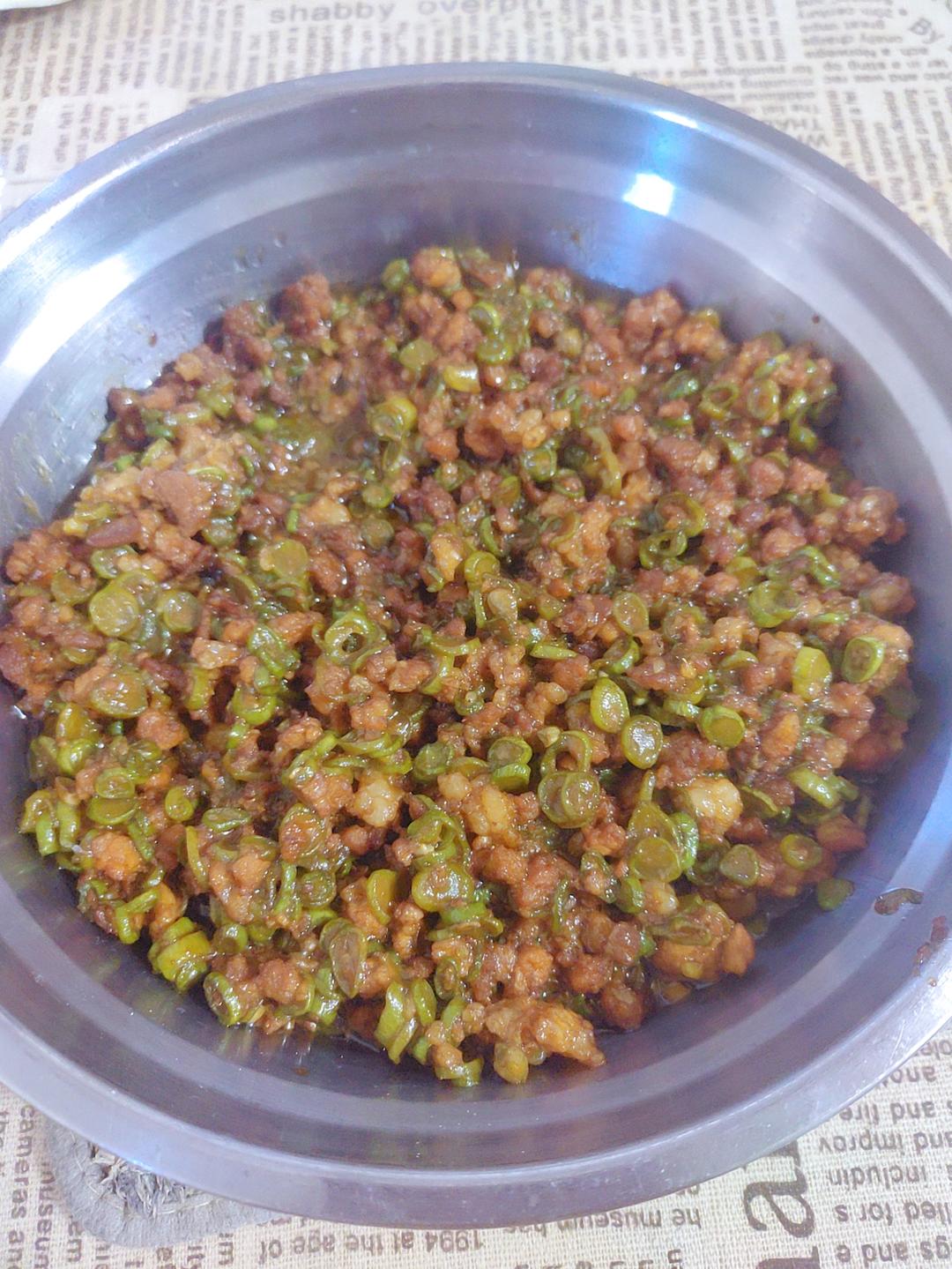 好吃又简单的豇豆酱肉包子馅儿