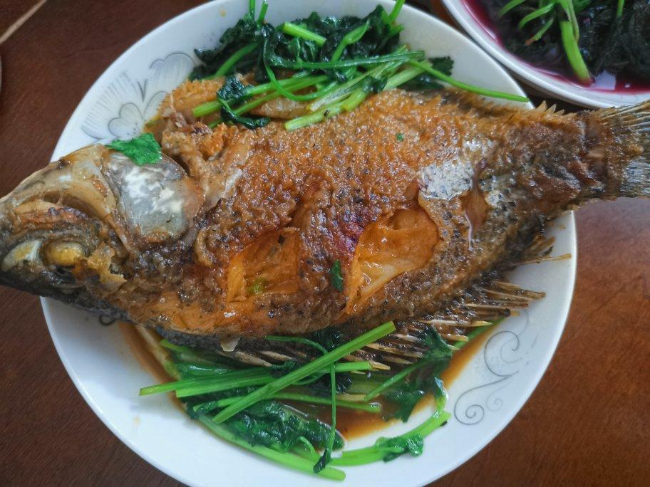 红烧罗非鱼