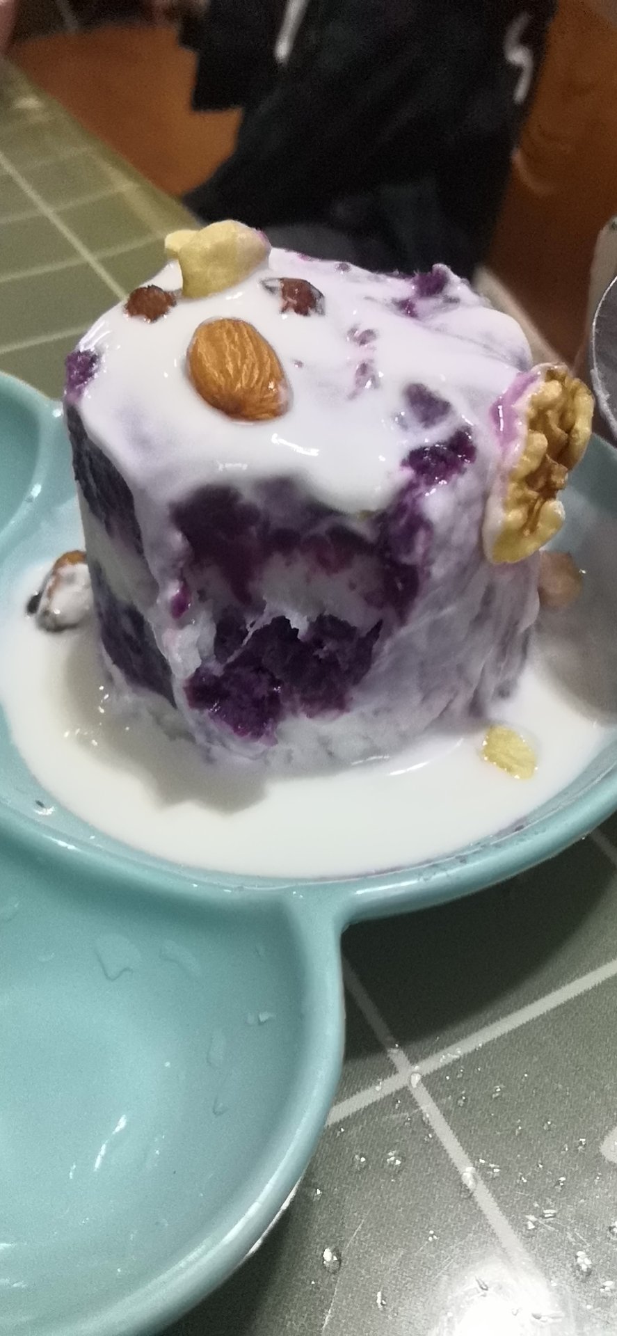 紫薯山药酸奶蛋糕
