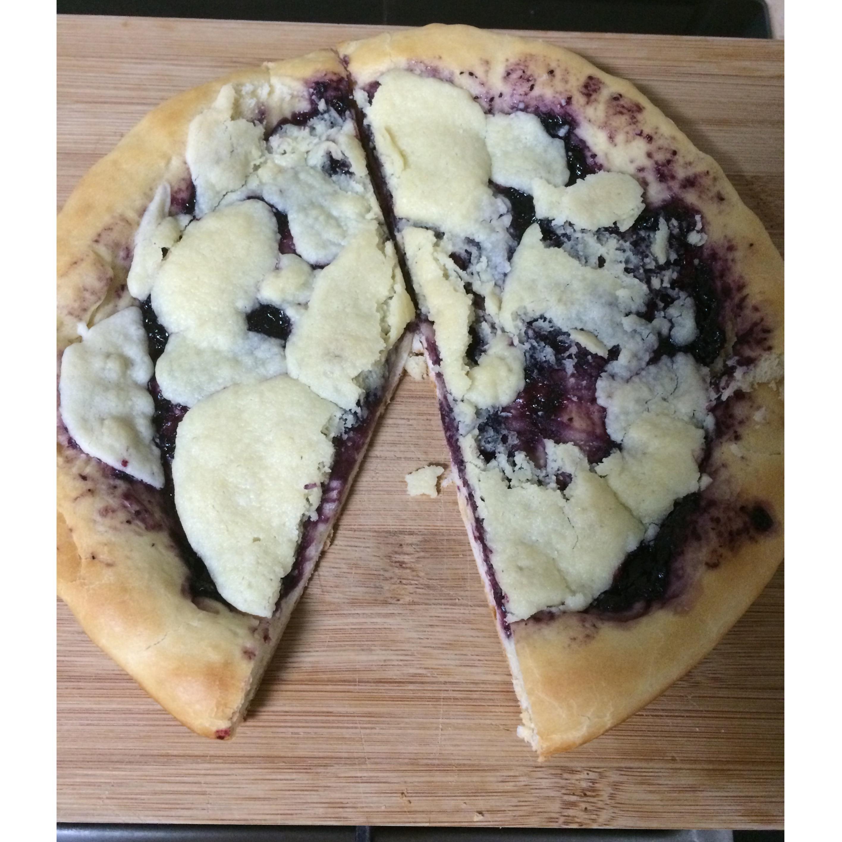 蓝莓酥皮披萨的做法