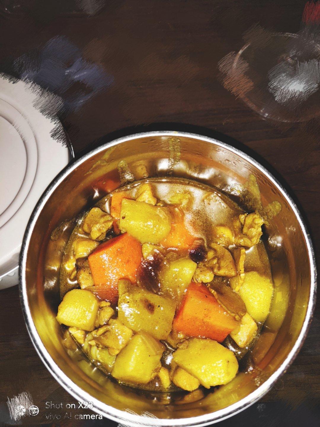 咖喱鸡肉饭