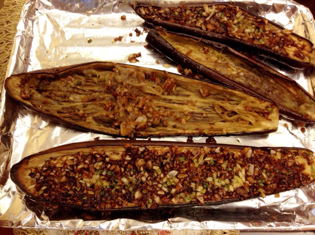 蒜味烤茄