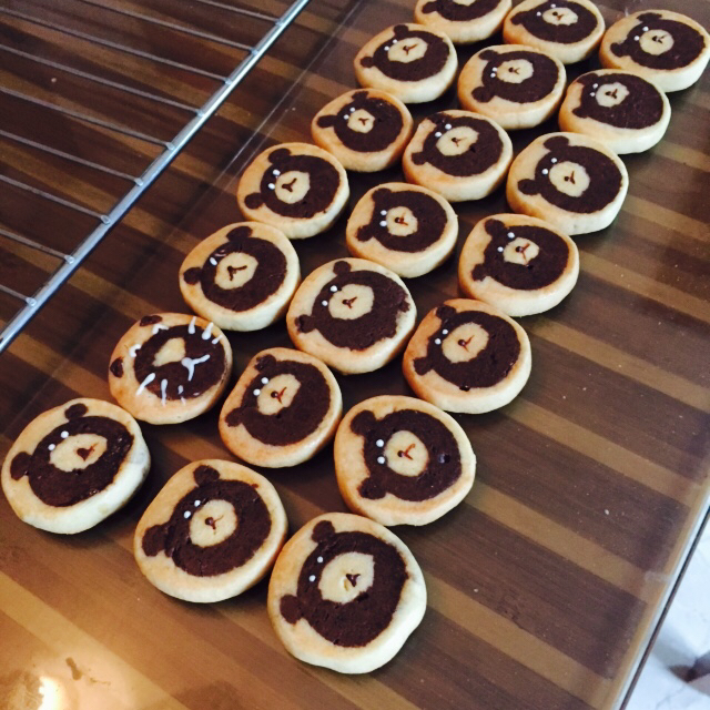 可爱的布朗熊饼干做法