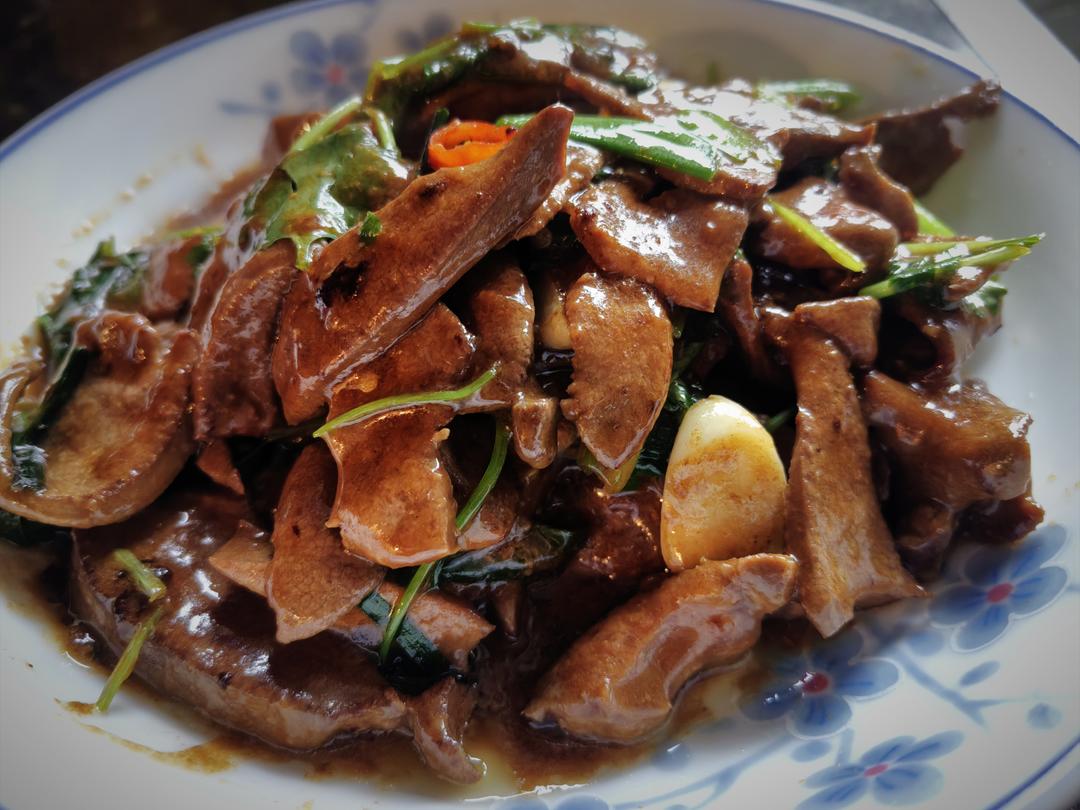 不能被遗忘的猪肝料理——油煎猪肝