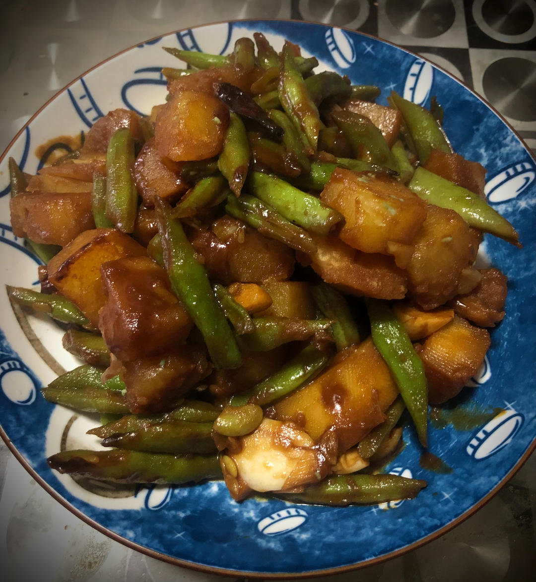 土豆炖豆角