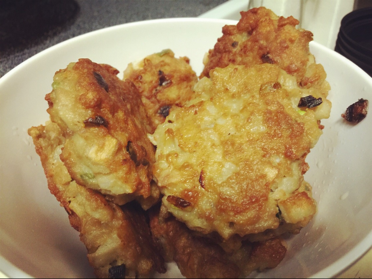 香煎莲藕肉饼