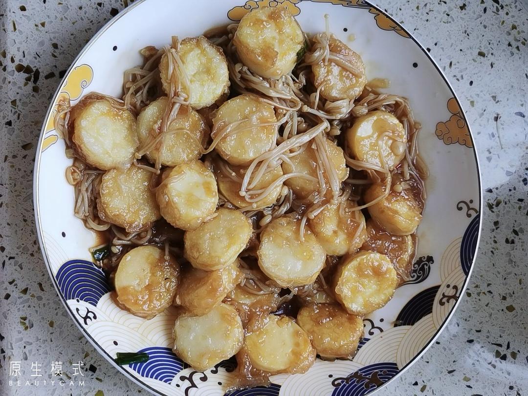 超级下饭菜--金针菇日本豆腐