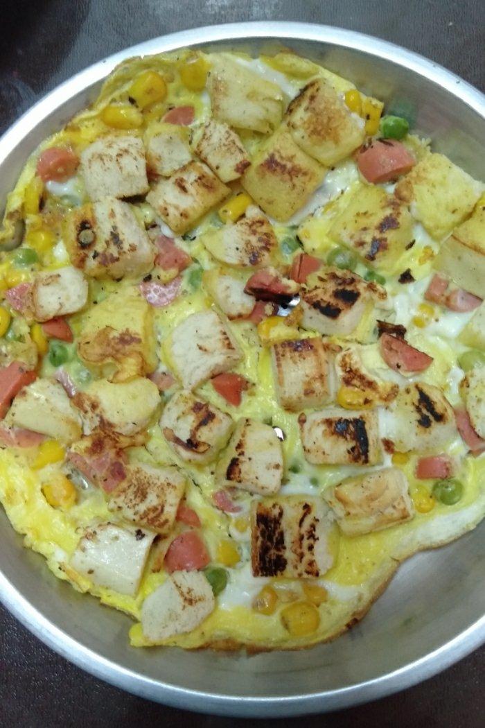 手机用户1905_dnp8做的快手馒头伪披萨