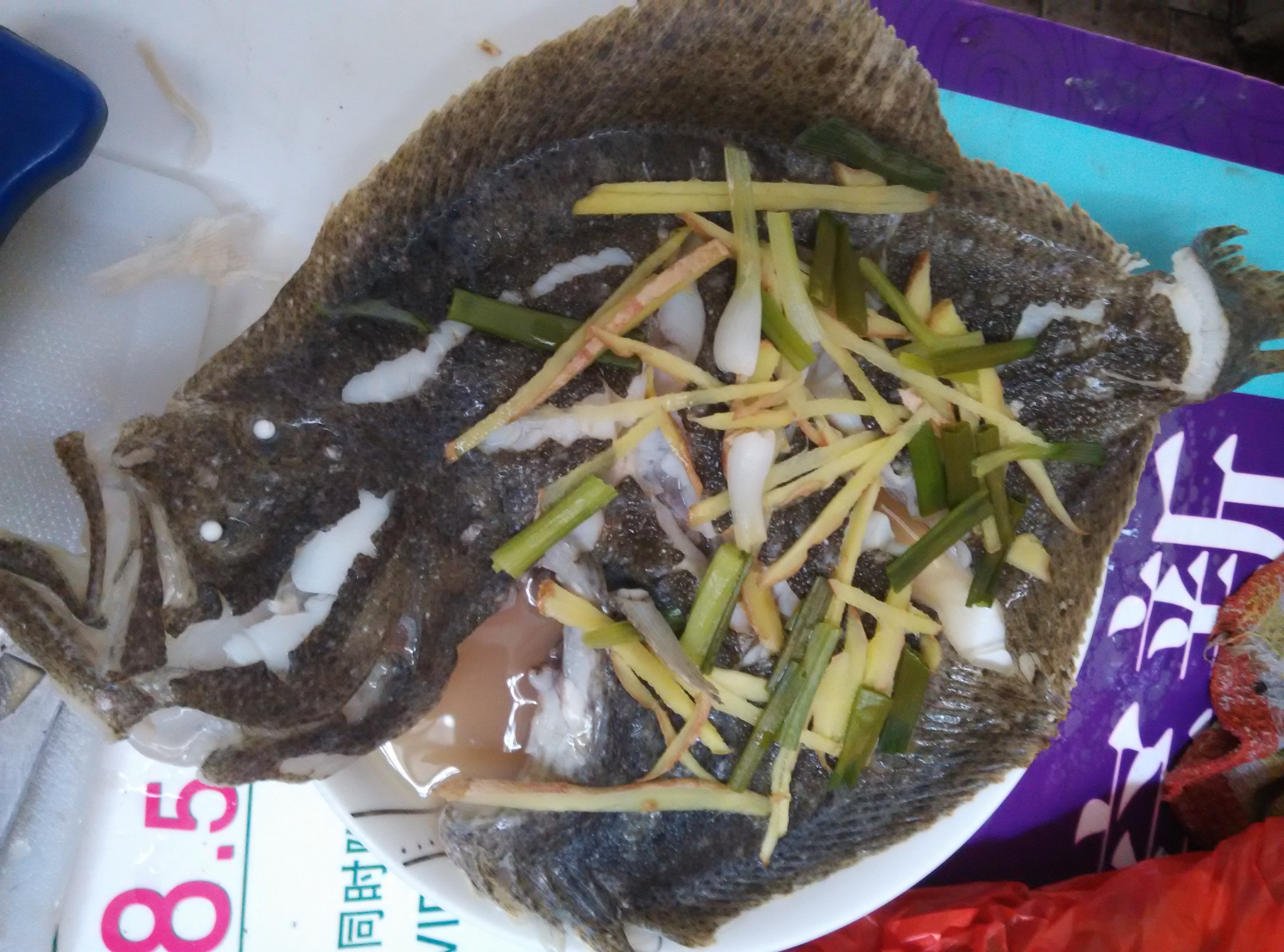 清蒸多宝鱼