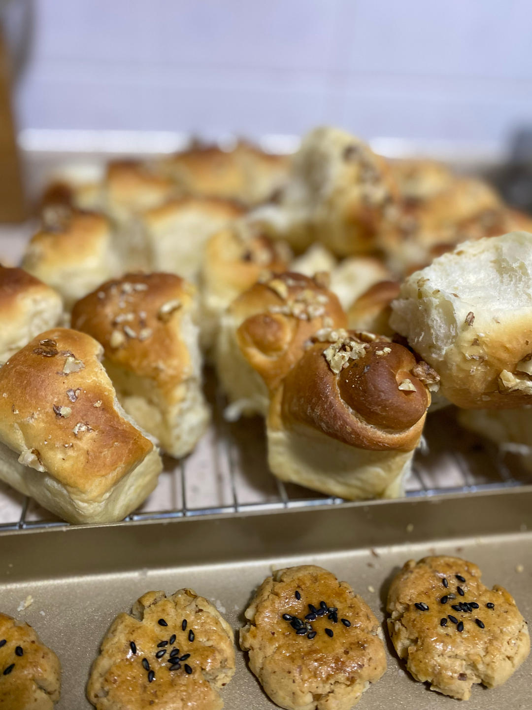 脆底蜂蜜小面包