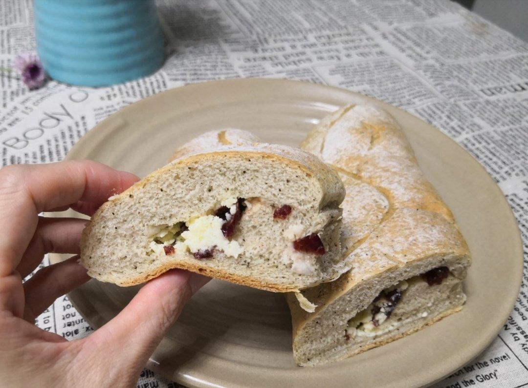 红茶蔓越莓乳酪软欧