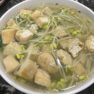 油豆腐黄豆芽汤的做法 步骤7