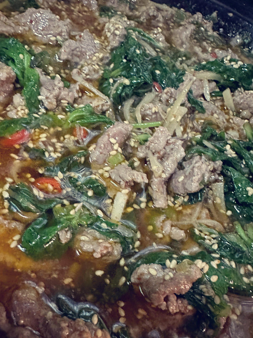 蒜香薄荷牛肉