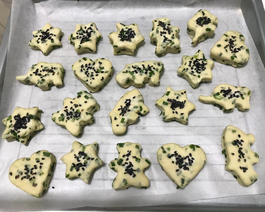 咸司康：无糖低脂葱花司康（小苏打版）