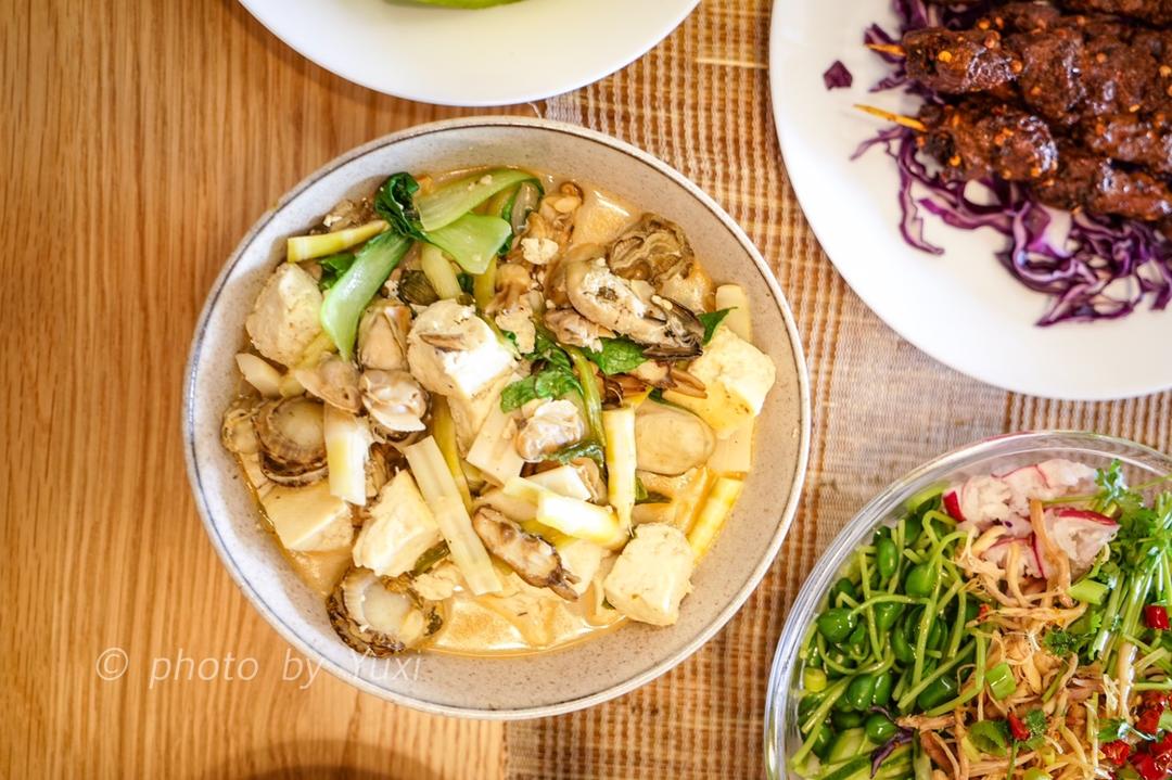 家常海鲜豆腐汤的做法