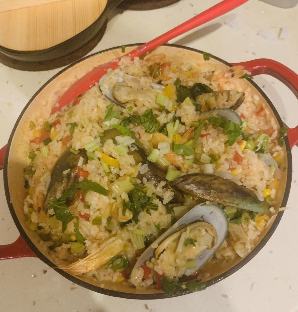 海鲜饭（铸铁海鲜锅版）