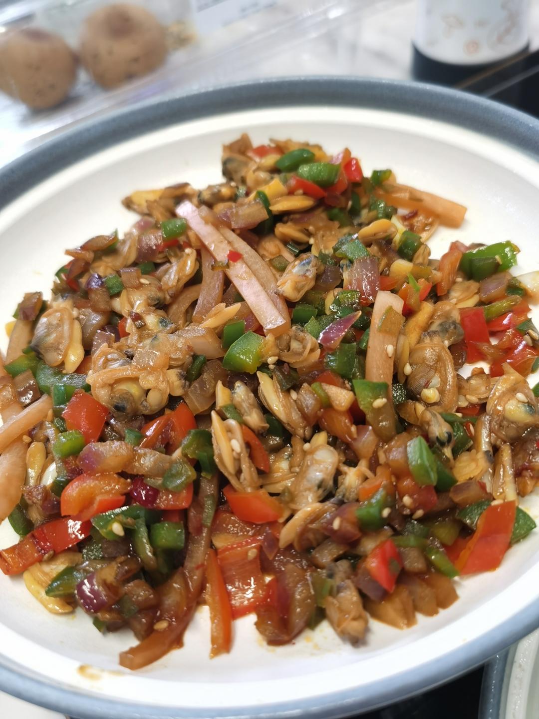 干饭人必吃-麻辣花甲肉（炒鸡下饭的）