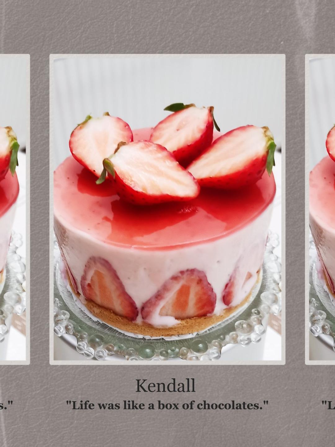 圣诞草莓冻芝士蛋糕（Kiri品牌公开课）