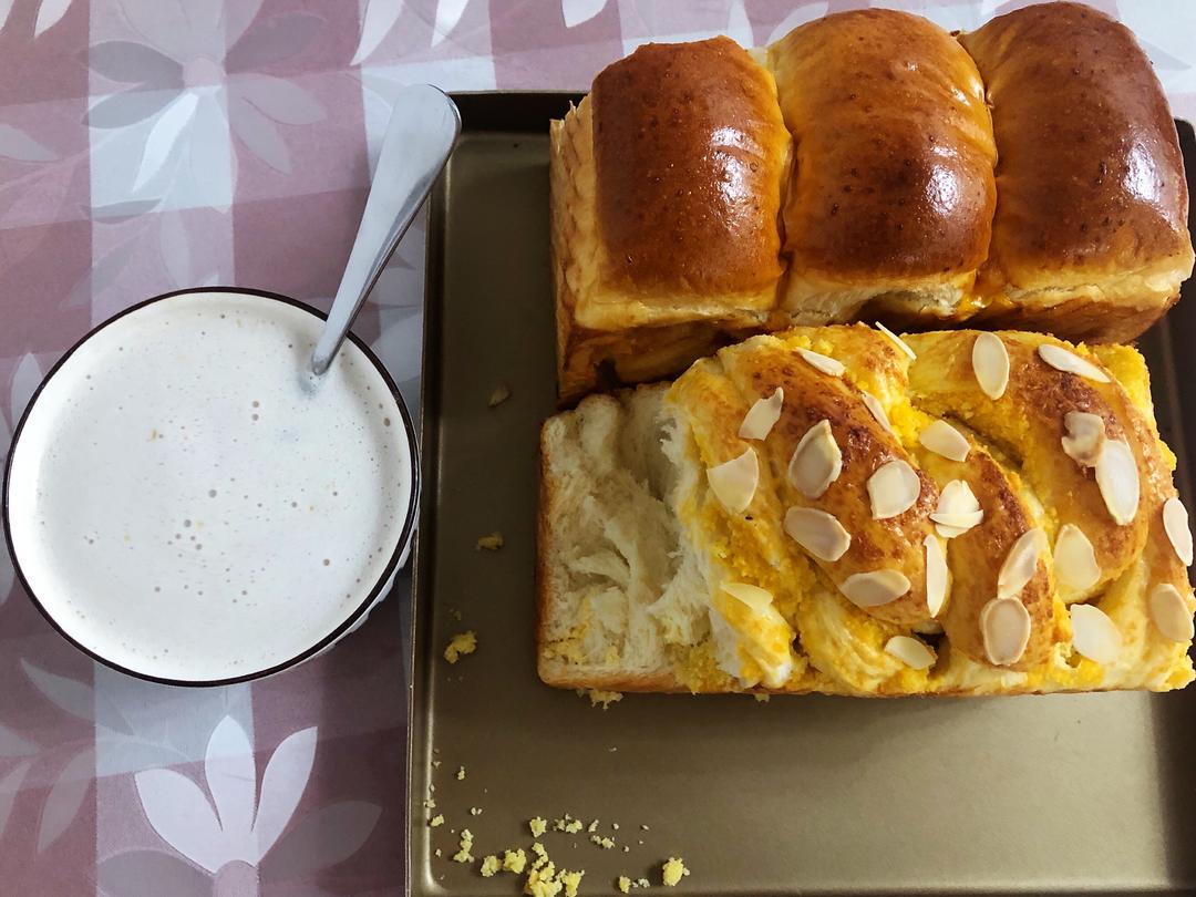 纯奶手撕吐司的做法 步骤1