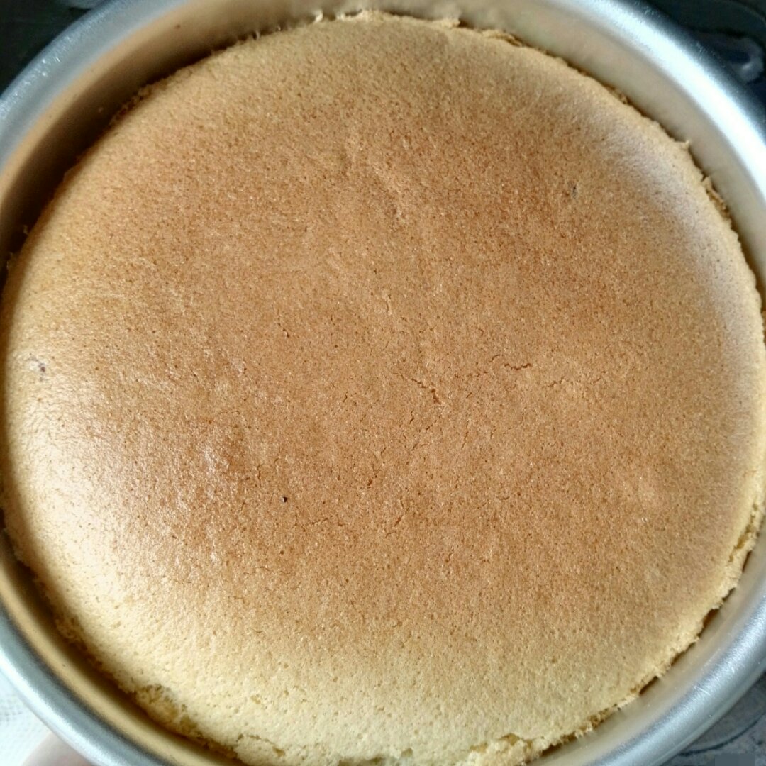 6寸原味戚风蛋糕