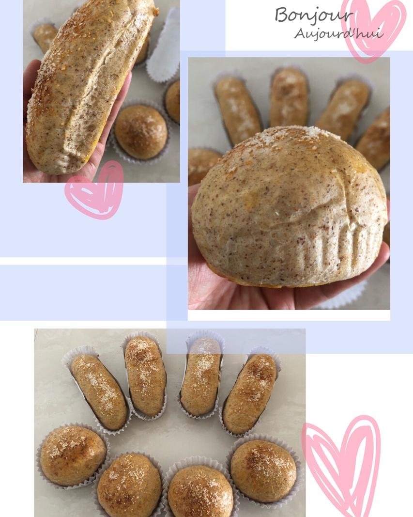 无糖全麦黑麦软欧面包B8