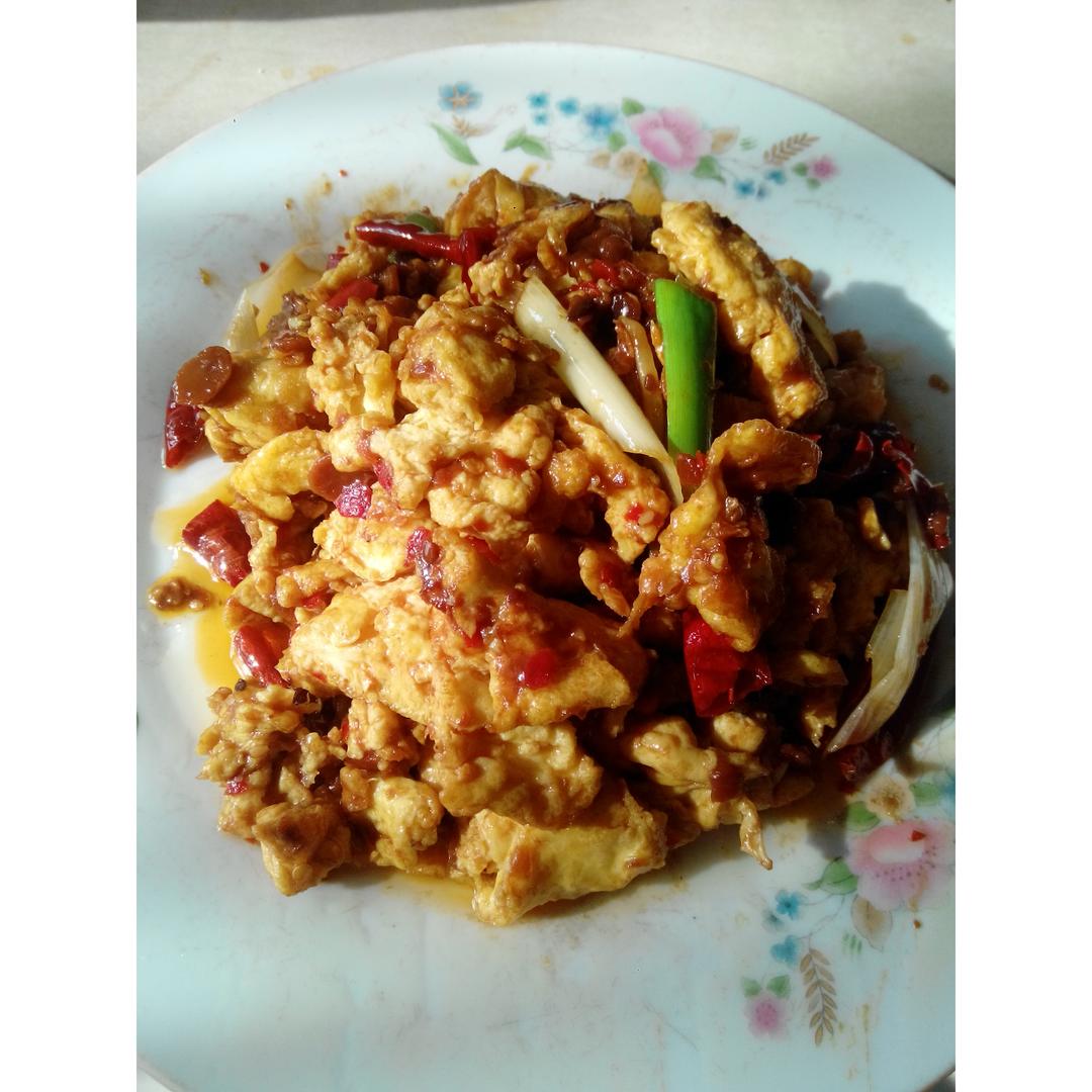 大酱炒鸡蛋（超级下饭菜）