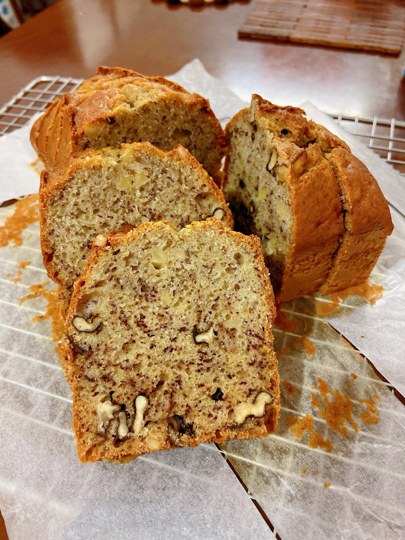 《Tinrry+》健康快手的香蕉核桃蛋糕